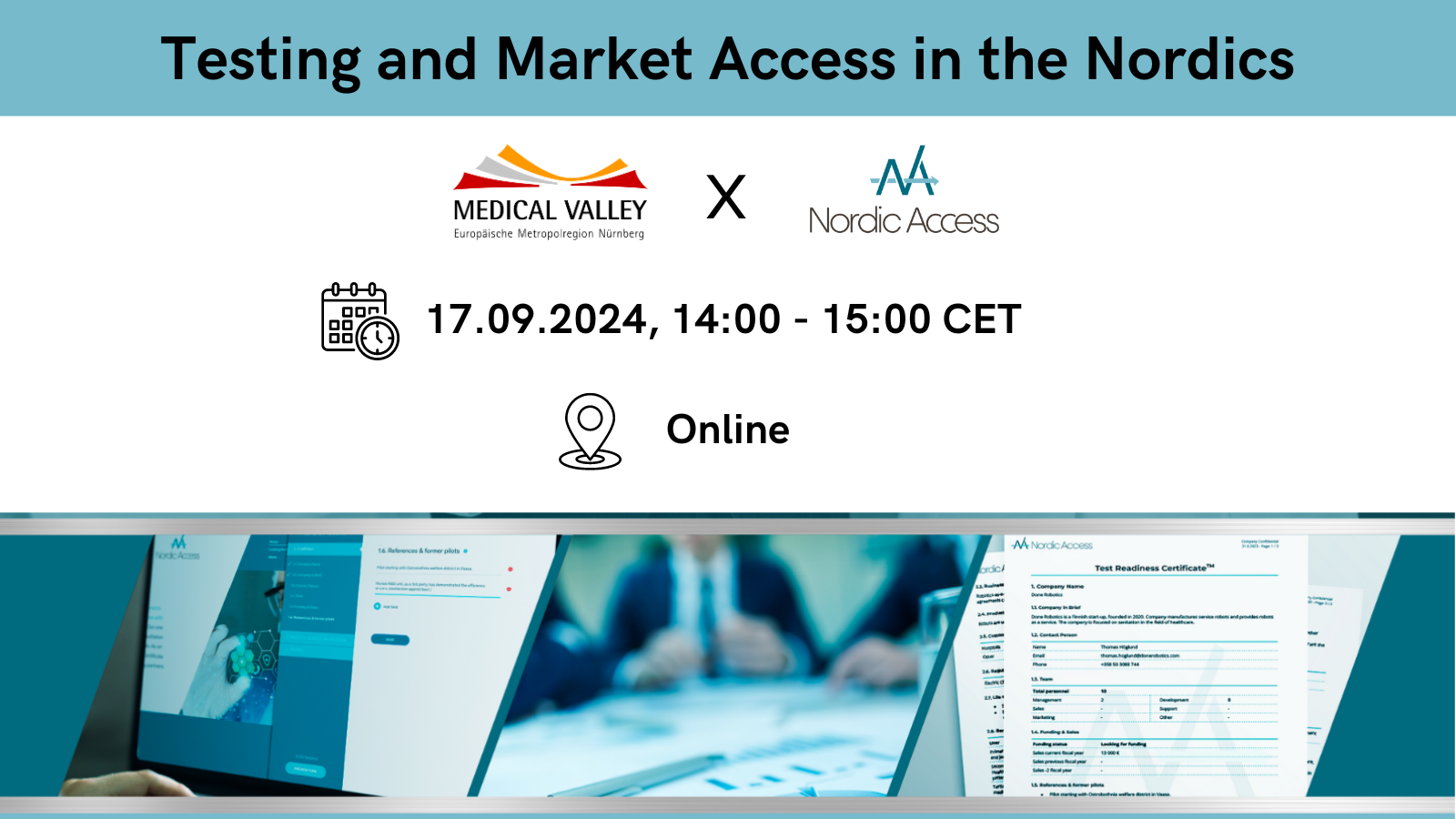 Medical Valley X Nordic Access: Testing and Market Access in the Nordics